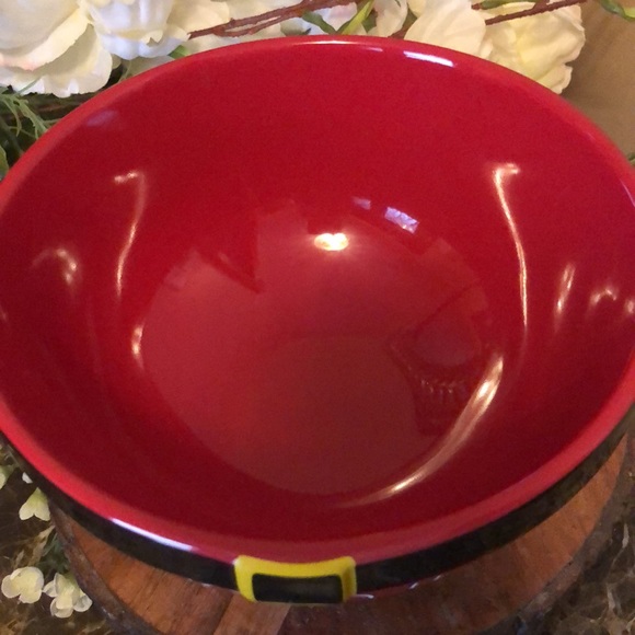 NEW 2022. Rae Dunn Christmas Red  Ho Ho Ho Ceramic Mixing Bowl - Picture 3 of 4